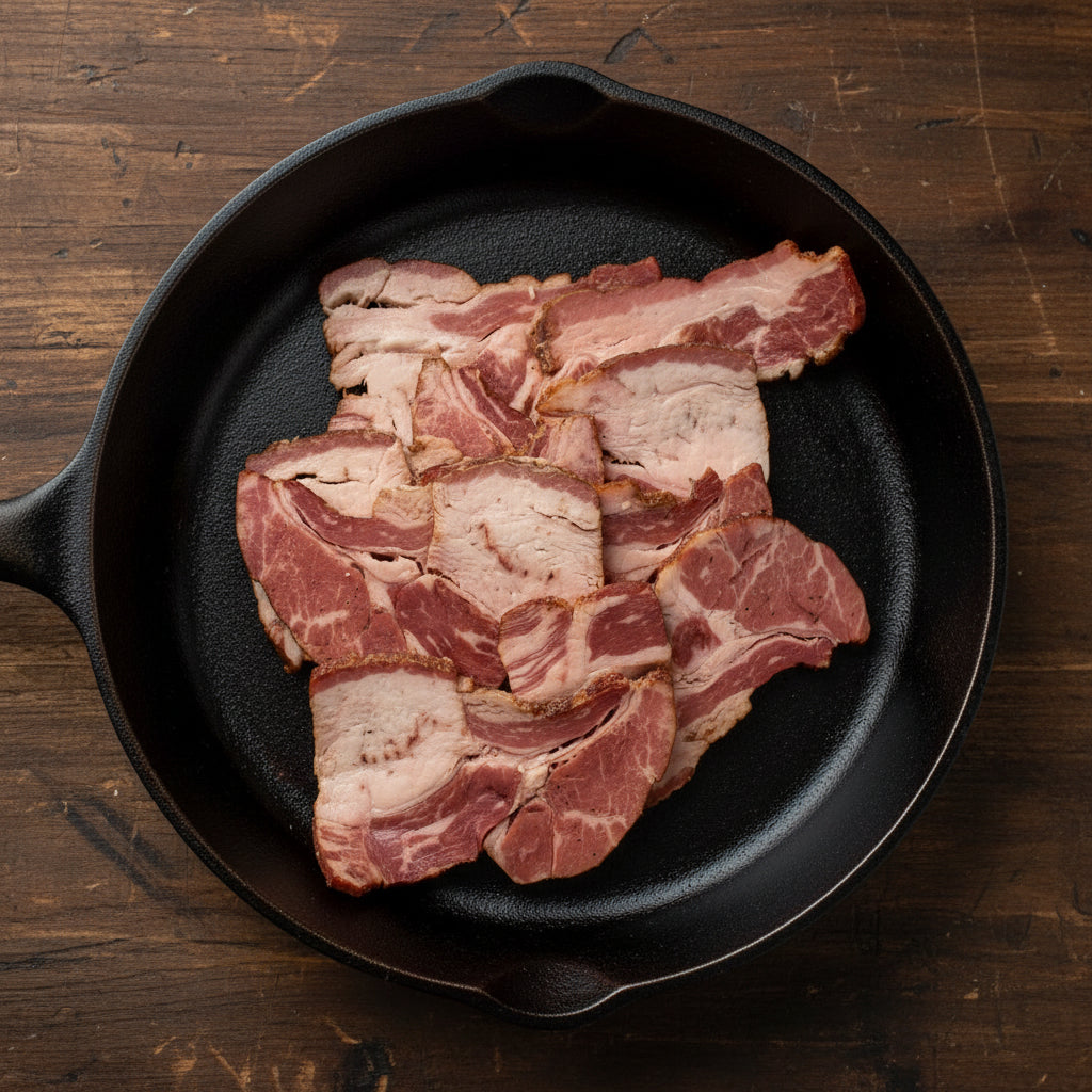 Beef Bacon (Cured & Smoked Beef Plate)