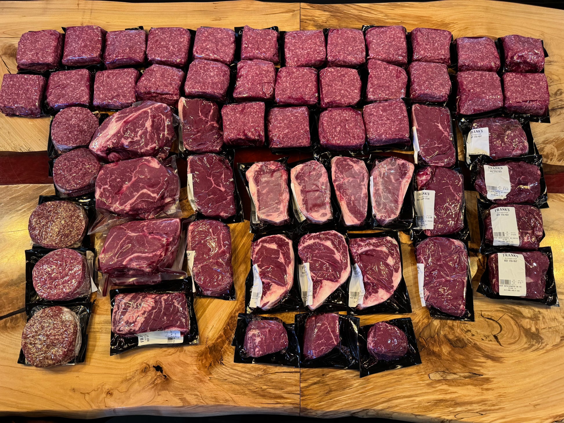 Premium Quarter Beef Bundle with Filets, Steaks, Ground