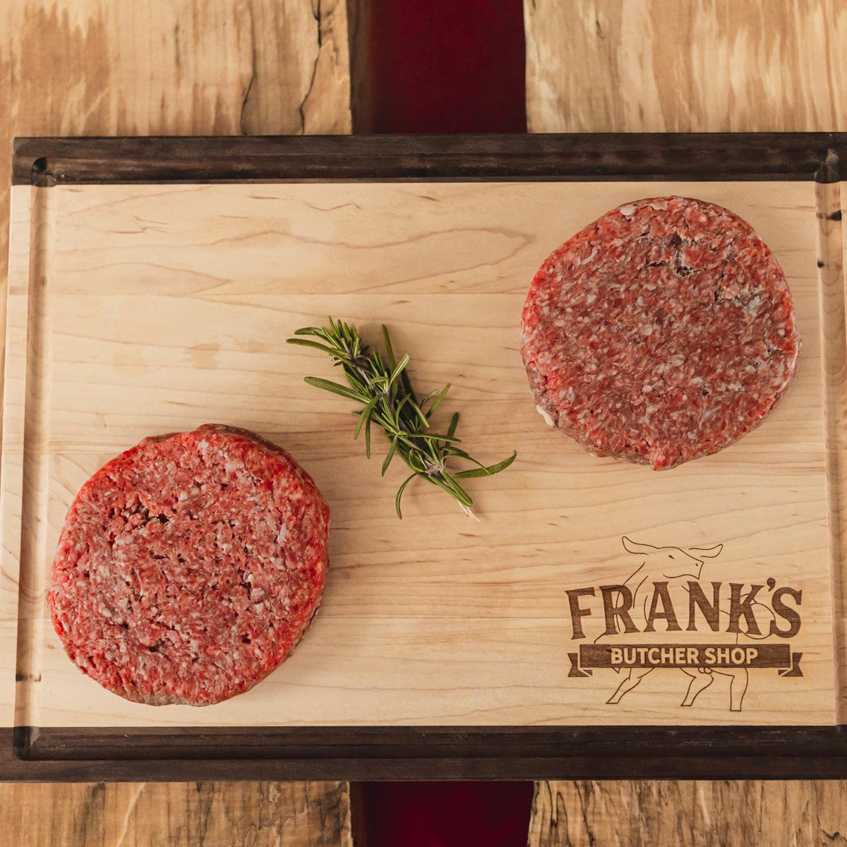 Fank Butcher Buy Ground Beef Patties 5.3 OZ – Frank's Butcher Shop